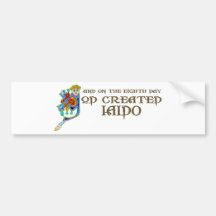 God Created Iaido Bumper Stickers