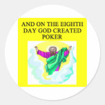 god created poker stickers