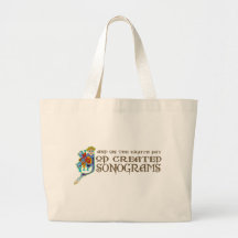 God Created Sonograms Canvas Bag