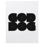 GOD DOG black Flyer Design