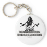 God Don't Hate Women Bikers keychains