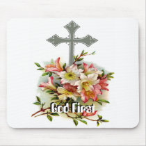 God First Mousepad w/light text