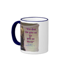 God Gave Life & Liberty Coffee Mugs