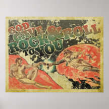 God gave rock & roll to you poster