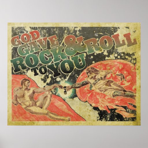 God gave rock & roll to you poster