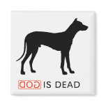 God is Dead Magnet