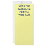 God is Father I'm Still Dad rack cards
