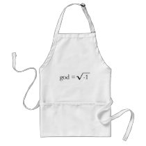 God is Imaginary Apron
