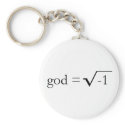 God is Imaginary keychains