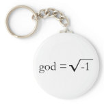 God is Imaginary keychains