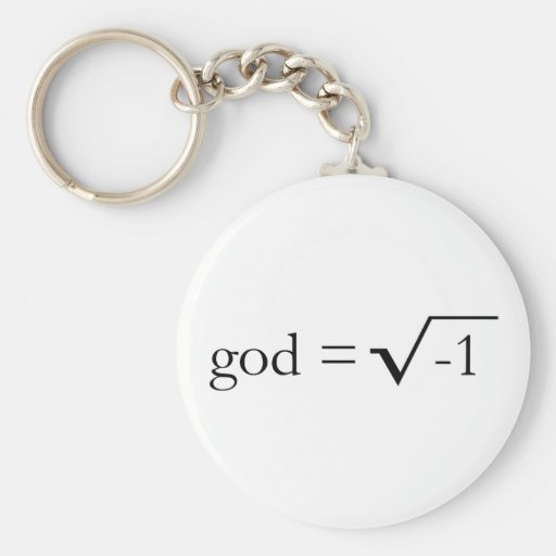 God is Imaginary Keychains