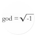 God is Imaginary stickers