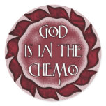 God Is In The Chemo Stickers