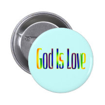 God Is Love Buttons
