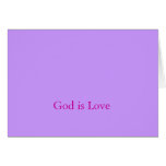 God is love cards