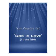 "God Is Love" Custom Postcard