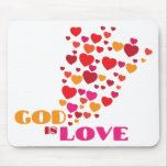 GOD is Love mousepads