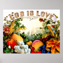 God is Love Poster PRINT