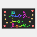 God is love sticker