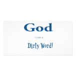 God is not a Dirty Word photo cards