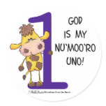 God is Nu'moo'ro Uno! stickers