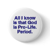 God is Pro-Life