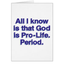 God is Pro-Life