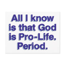God is Pro-Life