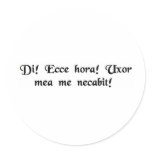 God, look at the time! My wife will kill me! stickers