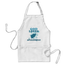 God Loves Afghanistan Aprons