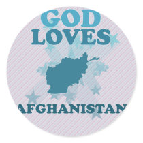 God Loves Afghanistan Stickers