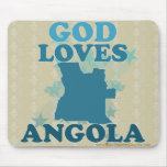 God Loves Angola Mouse Pads