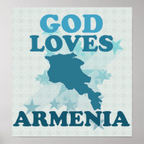 God Loves Armenia Print