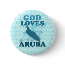 God Loves Aruba Button