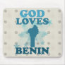 God Loves Benin Mousepads