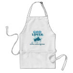 God Loves Central African Republic aprons