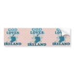 God Loves Ireland bumper stickers