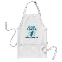 God Loves Madagascar Apron