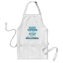 God Loves Malaysia Aprons