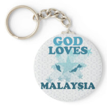 God Loves Malaysia Key Chain