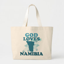 God Loves Namibia Canvas Bag