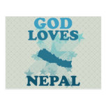 God Loves Nepal Postcards