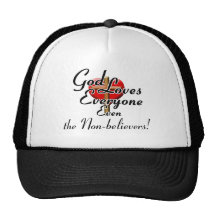 God Loves Non-believers! Hats