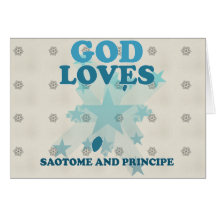 God Loves Saotome And Principe Greeting Cards