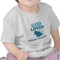 God Loves Saudi Arabia Shirt