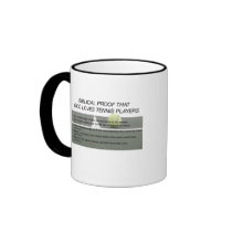 God Loves Tennis Mug