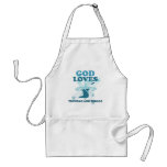 God Loves Trinidad And Tobago aprons