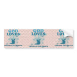 God Loves Trinidad And Tobago bumper stickers