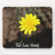 God Loves Variety Mousepad