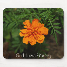 God Loves Variety Mousepad